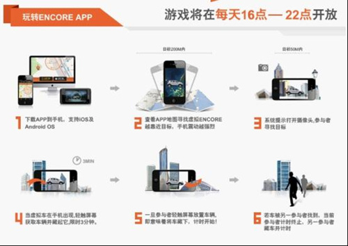 别克昂科拉“ENCORE全城大搜·藏”APP 游戏11月26日登陆郑州火热招募中