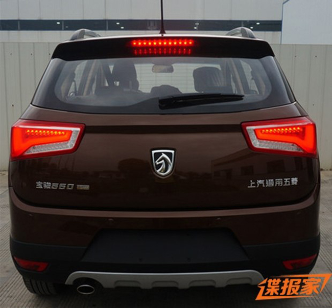 宝骏560 1.5T车型申报图曝光 将于明年上市