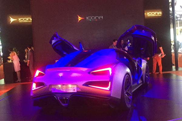 2017上海车展，钛合金跑车Vulcano Titanium,2017上海车展